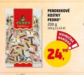 Pendrekové kostky Pedro
