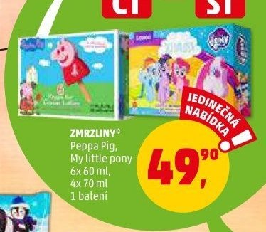 Zmrzliny Peppa Pig, My Little Pony