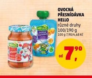 Ovocná přesnídávka Hello