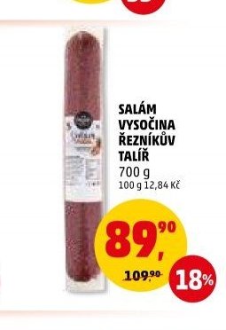 SALÁM VYSOČINA ŘEZNÍKŮV TALÍŘ