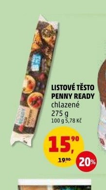LISTOVÉ TĚSTO PENNY READY