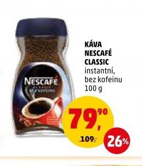 KÁVA NESCAFÉ CLASSIC