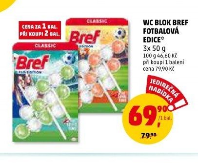 WC BLOK BREF FOTBALOVÁ EDICE