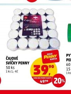 ČAJOVÉ SVÍČKY PENNY