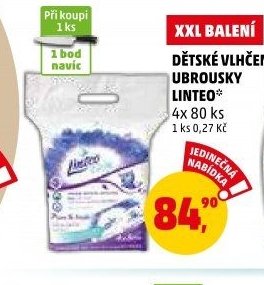 DĚTSKÉ VLHČENÉ UBROUSKY LINTEO*