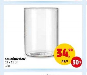 SKLENĚNÁ VÁZA