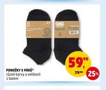 PONOŽKY 5 PÁRŮ
