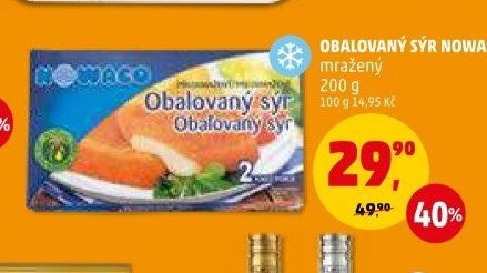 Obalovaný sýr Nowaco mražený 200 g