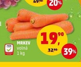 Mrkev volná 1 kg
