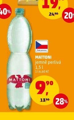 Mattoni jemně perlivá 1,5 l