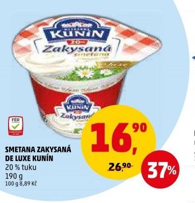 SMETANA ZAKYSANÁ DE LUXE KUNÍN