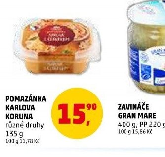 POMAZÁNKA KARLOVA KORUNA