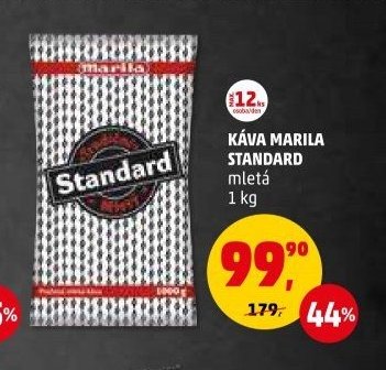 Káva Marila Standard mletá 1 kg