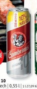 PIVO GAMBRINUS ORIGINÁL 10