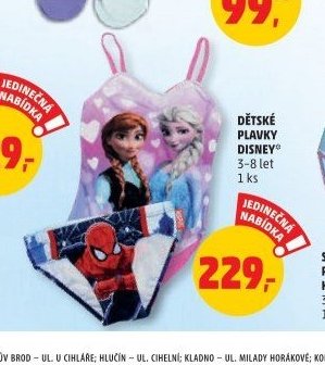 Dětské plavky Disney