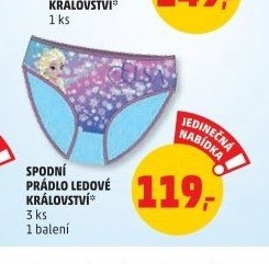 Spodní prádlo Ledové království