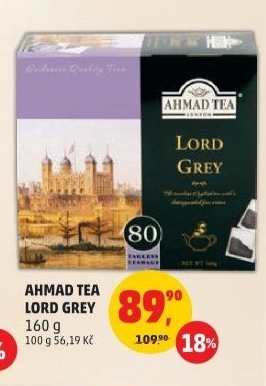 Čaj Lord Grey Ahmad Tea
