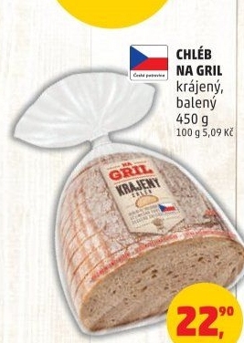 Chléb Na Gril Penny