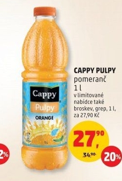 Nápoj Pulpy Cappy