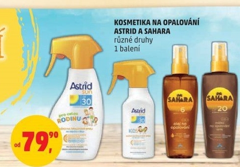 Přípravky na opalování Astrid Sun