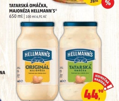 Tatarská omáčka Hellmann'