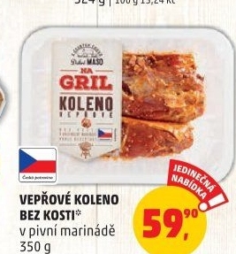 Vepřové koleno bez kosti v pivní marinádě Na Gril Penny