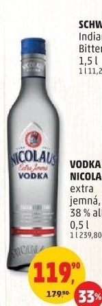 Vodka extra jemná St. Nicolaus