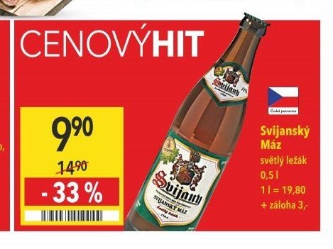 Svijanský Máz světlý ležák