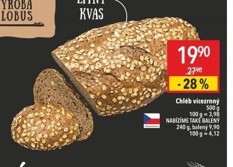 Chléb vícezrnný