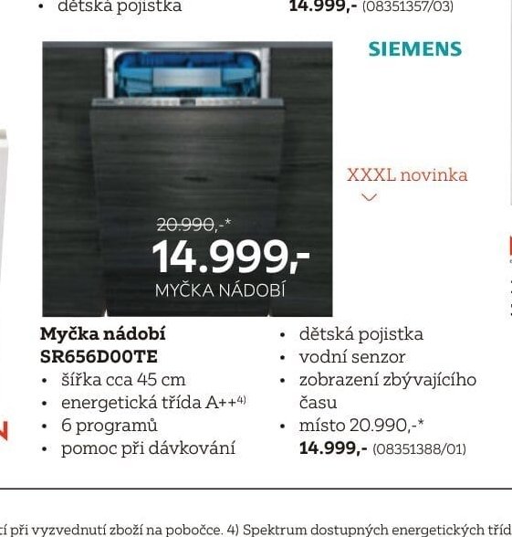 Myčka nádobí SR656D00TE