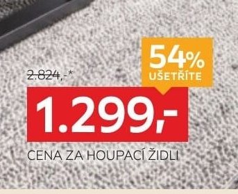 houpací židle
