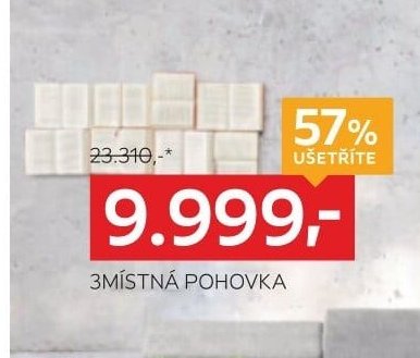 3-místná pohovka