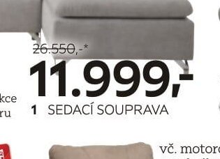 1 SEDACÍ SOUPRAVA