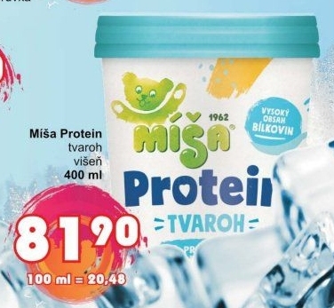 Zmrzlina proteinová v kelímku Míša