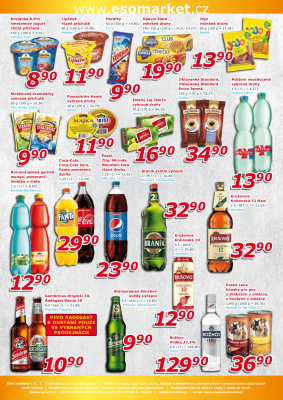 akční leták ESO MARKET 3.6.2020-14.6.2020