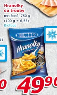 Hranolky mražené Nowaco