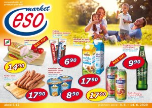 akční leták ESO MARKET 3.6.2020-14.6.2020