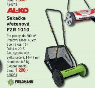 Sekačka vřetenová FZR 1010