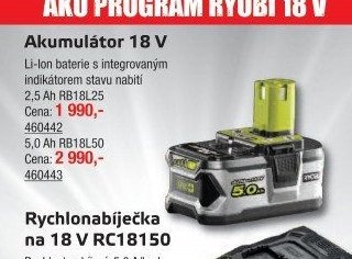Akumulátor 18 V