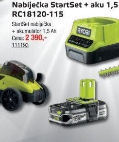 Nabíječka StartSet + aku 1,5 Ah RC18120-115