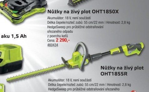 Nůžky na živý plot OHT1850X
