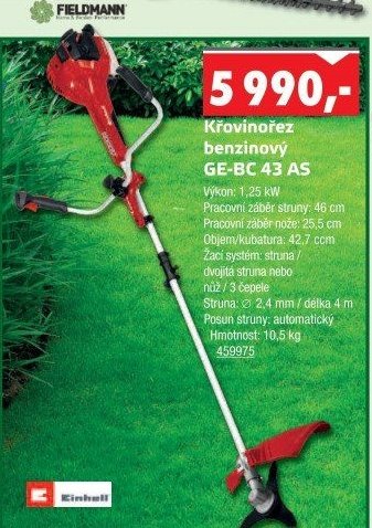Křovinořez benzínový GE-BC 43 AS