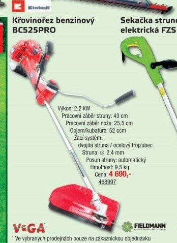 Křovinořez benzínový BC525PRO