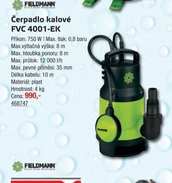 Čerpadlo kalové FVC 4001-EK