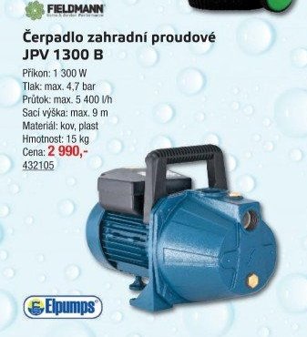 Čerpadlo zahradní proudové JPV 1300 B