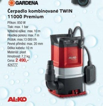 Čerpadlo kombinované TWIN 11000 Premium