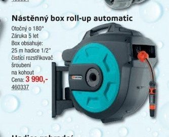 Nástěnný box roll-up automatic