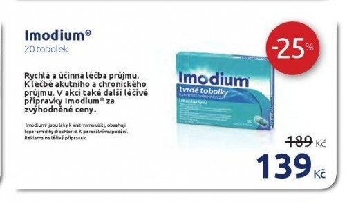 Imodium 20 tobolek