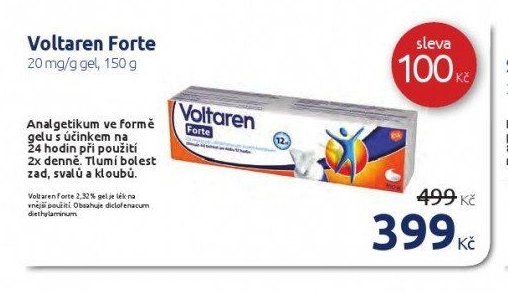Voltaren Forte 20 mg/g gel, 150 g