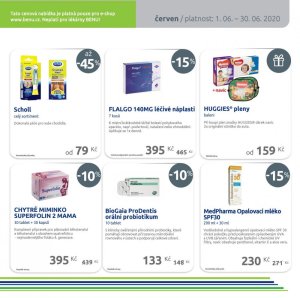 akční leták BENU Lékárna 1.6.2020-30.6.2020